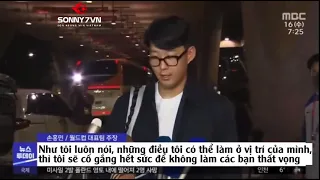 [SONNY7VN][Vietsub] 221116 Son Heung Min trả lời phỏng vấn ngay khi đến Qatar tham dự World Cup