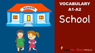 Learn German | German Vocabulary | Schule | School | A1