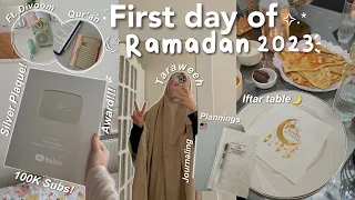 Ramadan with Husna | First day of Ramadan, unboxing silver plaque, taraweeh, iftar table, ft. Divoom