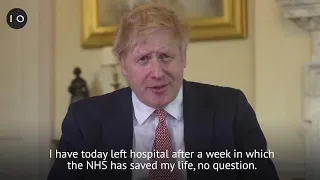 Британский премьер Борис Джонсон выписан из больницы