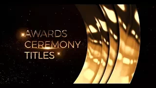 AWARDS CEREMONY TITLES ► [ AFTER EFFECTS TEMPLATES ]