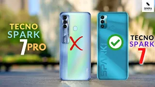 Tecno Spark 7 vs Tecno Spark 7 Pro Comparison 🔥 Tecno Spark 7 Pro Pubg Test #Spark7 #Spark7pro