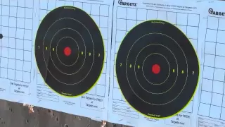 Precision rifle Ruger 10/22 at 50 and 100 yards