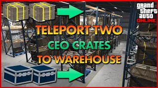 How to TELEPORT TWO Special Cargo Crates to Warehouse! Easy Guide