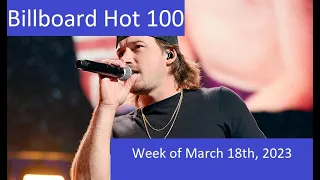 Billboard Hot 100 | Week 18-Mar-2023