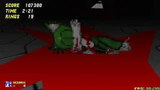 Tails Dolls' Forest Zone v3.1.1 (SRB2 v2.2 Creepypasta) (as MCSonic) (2 chaos emeralds found)