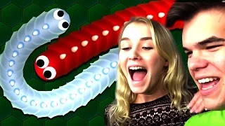 GIRLFRIEND vs. BOYFRIEND IN NEW SLITHER.IO!