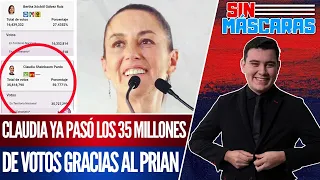 #SinMáscaras | CLAUDIA tiene MÁS VOTOS: al PRIAN le SALIÓ el TIRO por la CULATA con su RECUENTO