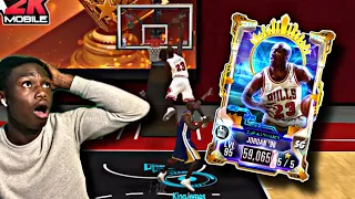 GOAT THEME PINK DIAMOND MICHAEL JORDAN IS DISRESPECTFUL! NBA 2K MOBILE SEASON 4!