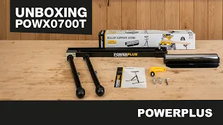 POWERPLUS - Déballage du POWX0700T tréteau réglable