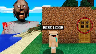 BEBÉ NOOB vs GRANNY en Minecraft 😱 TROLL + ROLEPLAY