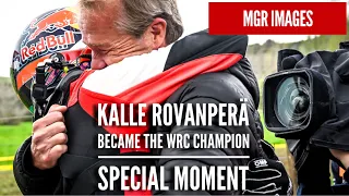 Kalle Rovanperä became the WRC Champion 2022 - Special moment