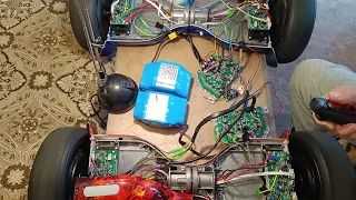 Прошивка платы гироскутера под RC радиоуправление. Демо видео к заказу для Е.