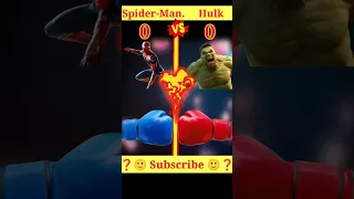 Spider-Man vs hulk ❓❓#shortsfeed #shortvideo #youtubeshorts #cr7ronaldo #viralvideo #