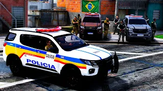 CONFRONTO TÁTICO MÓVEL / CHOQUE / BOPE  PMMG | GTA 5 POLICIAL