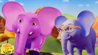 Ek Mota Hathi, एक मोटा हाथी, Hindi Kids Rhyme and Kindergarten Videos