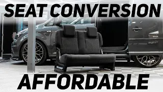 IS THIS THE CHEAPEST VW CADDY REAR SEAT CONVERSION? - BRAND NEW SEATS BY WOLFSBURG VANS