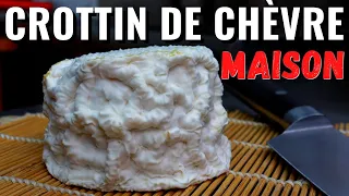 Comment faire un CROTTIN DE CHÈVRE à la maison (Toutes les étapes du lait au fromage!)