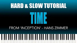 Hans Zimmer – Time (from ‘Inception’) | HARD & SLOW Piano Tutorial