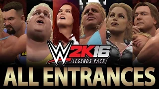 WWE 2K16 Legends DLC: All Entrances