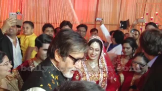 Amitabh Bachchan At Wedding Reception Celebrations Of Actor Ali Khan Daughter