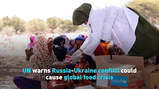 UN warns Russia-Ukraine conflict could cause global food crisis