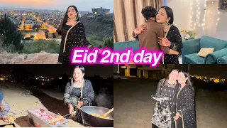 Eid 2nd day | baby ko nazar lag gyi | sitara yaseen eid vlog