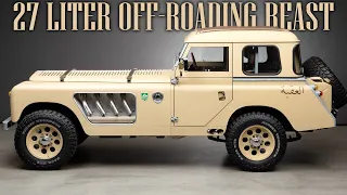 Bell Aurens Longnose the ultimate Landrover with a 27liter V12