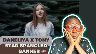 First Time Reacting To Daneliya Tuleshova & Tony Memmel The Star Spangled Banner 🇺🇸 Reaction