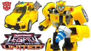 Transformers LEGACY United Deluxe Class BUMBLEBEE Animated Universe Review