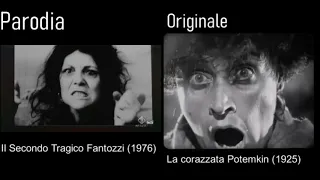 Il secondo tragico Fantozzi e La corazzata Potemkin ( Confronto originale e parodia)