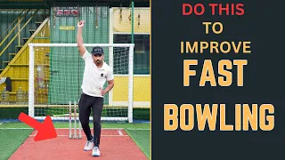 HOW TO IMPROVE FAST IN BOWLING @cricketmastery