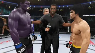 Bruce Lee vs. Purple Hulk - EA Sports UFC 2