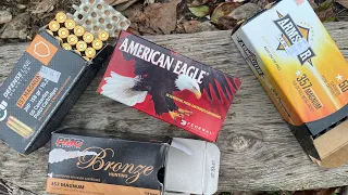 .357 magnum ammo comparison in Rossi lever gun