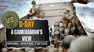 D-DAY TO GERMANY: RARE COLOUR Footage from D Day and the War in Europe