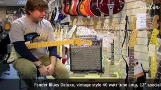 Fender Blues Deluxe Amp demo - Damon Chivers @ PMT