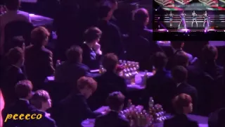 150122 SMA BTS & EXO Reaction To Red Velvet- Happiness