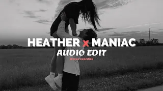 heather x maniac - conan gray [edit audio]