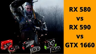 RX 580 vs RX 590 vs GTX 1660 - Gaming Test, Benchmark & FPS Rate