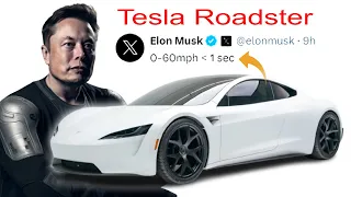 Elon Musk Reveals Tesla Roadster Breaks 60 MPH Barrier in Under a Second!