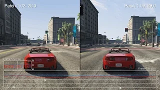Grand Theft Auto 5: PS4 Frame-Rate Test - Patch 1.02 vs 1.09