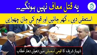 Murree Incident - Shehbaz Sharif's Aggressive Speech at National Assembly | Aaj News