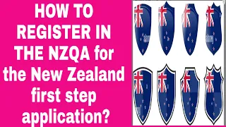 How to create an account in the NZQA?First step teaching application in the NEW ZEALAND