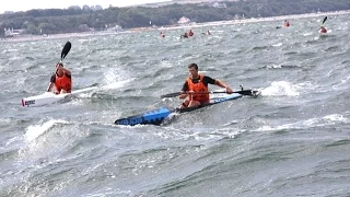 Surfski Downwind auf der Ostsee: 6. Ostseecup: Outrigger- und Surfskirennen: Klicke auf HD!!!