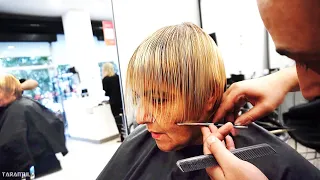 ANTI AGE - SHORT BLONDE HAIRCUT for THIN HAIR