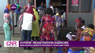 Voter Registration exercise at Accra New Town disrupted by scuffle