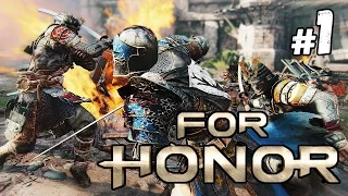 FOR HONOR ПРОХОЖДЕНИЕ НА РУССКОМ  - часть 1 : РЫЦАРИ, кампания рыцарь эшфелд