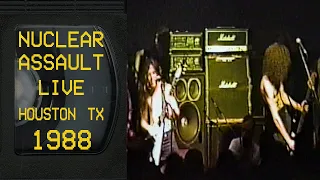 Nuclear Assault Live in Houston August 14 1988 FULL CONCERT