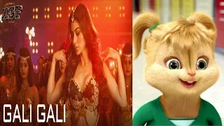 KGF: Gali Gali Full Song | Neha Kakkar | Mouni Roy ♥Chipmunk Version♥