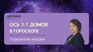 ОСЬ 1-7 ДОМОВ В ГОРОСКОПЕ. Отрывок из лекции дистанционного обучения. Курс 3. Модуль 10.